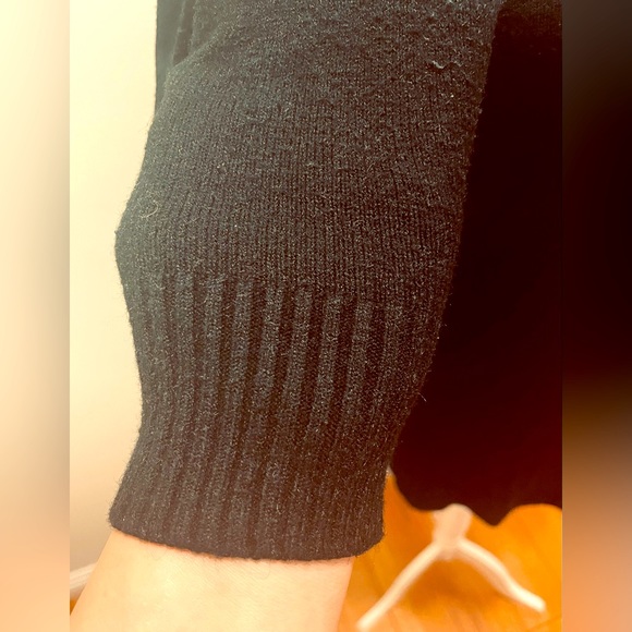 HK COLLECTION MINI KNITTED BLACK DRESS, Size S-M - Picture 6 of 8